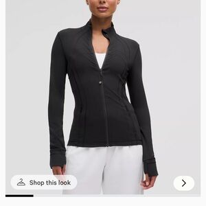 Lululemon Black Define Jacket sz 8